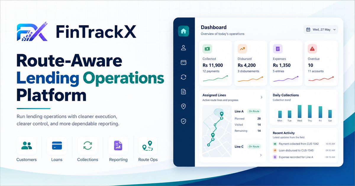FinTrackX product branding artwork