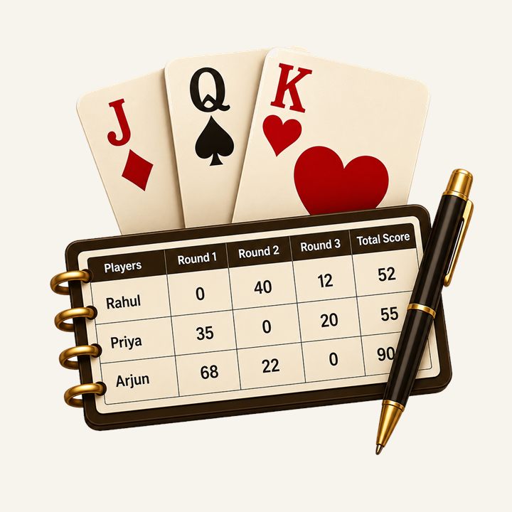 Rummy Score Card logo